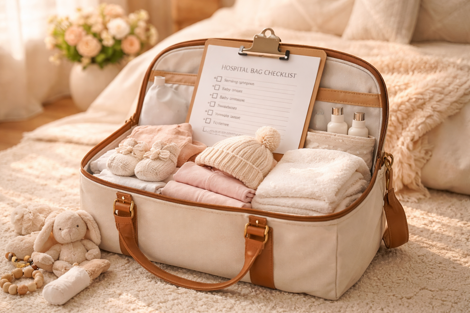 Ảnh bìa bài viết: Giỏ đồ đi sinh cần những gì? Checklist chuẩn nhất giúp mẹ bầu vượt cạn "nhàn tênh